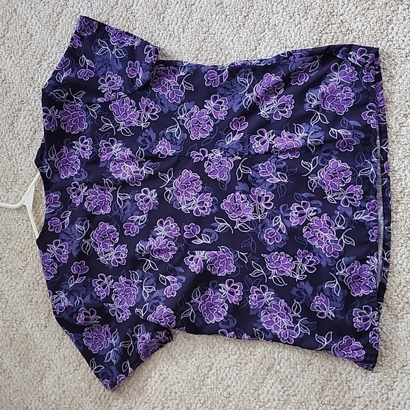 4 for $20 scrubs stretch v neck pocket top size L - Picture 7 of 8